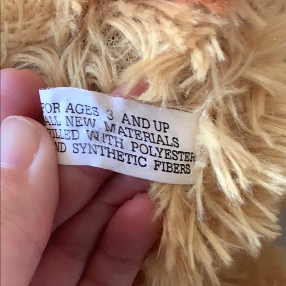 Stuffed Animal Plushie Dog Brown Kids Toys Animals 14in - Picture 3 of 3